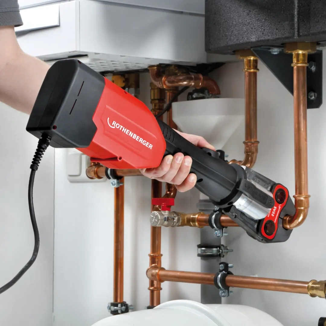 Rothenberger ROMAX 3000 AC Persmachine - Rood/Zwart - met Koffer