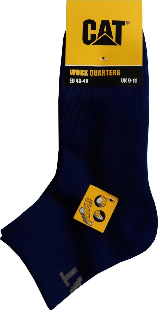 Caterpillar Quarter Werksokken 3 Paar - Navy