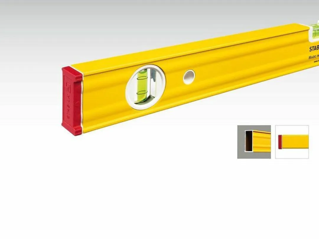 Stabila Waterpas 80AS-2 200cm - 3 Libellen - Geel