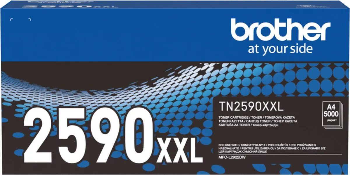 Brother TN-2590XXL Tonercartridge - 5000 Pagina's - Zwart