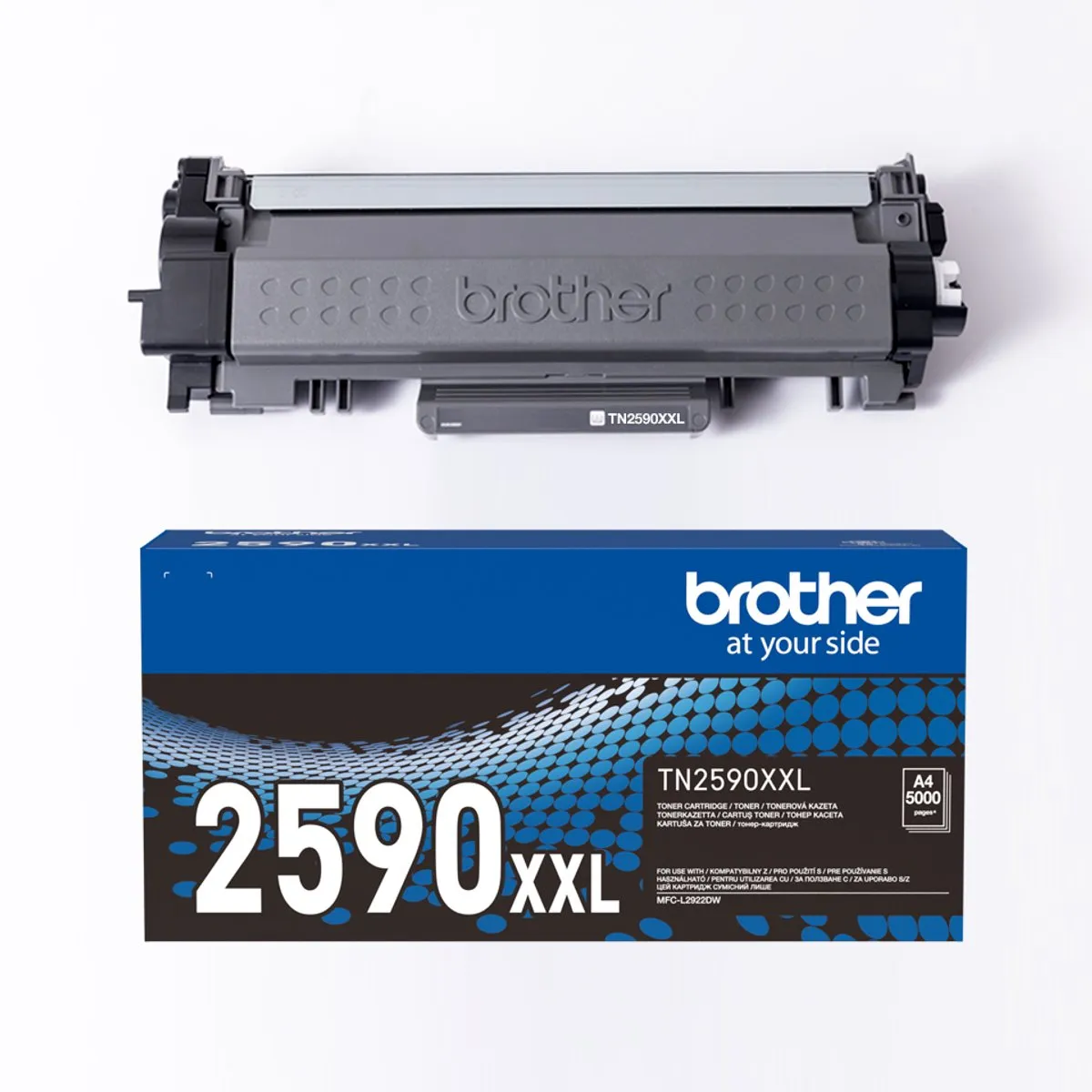 Brother TN-2590XXL Tonercartridge - 5000 Pagina's - Zwart
