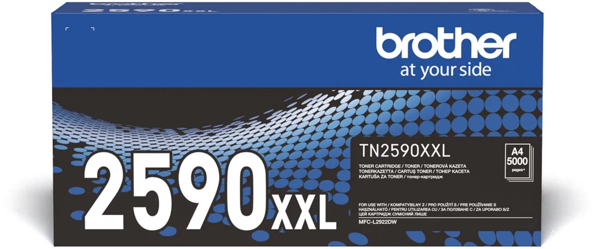 Brother TN-2590XXL Tonercartridge - 5000 Pagina's - Zwart