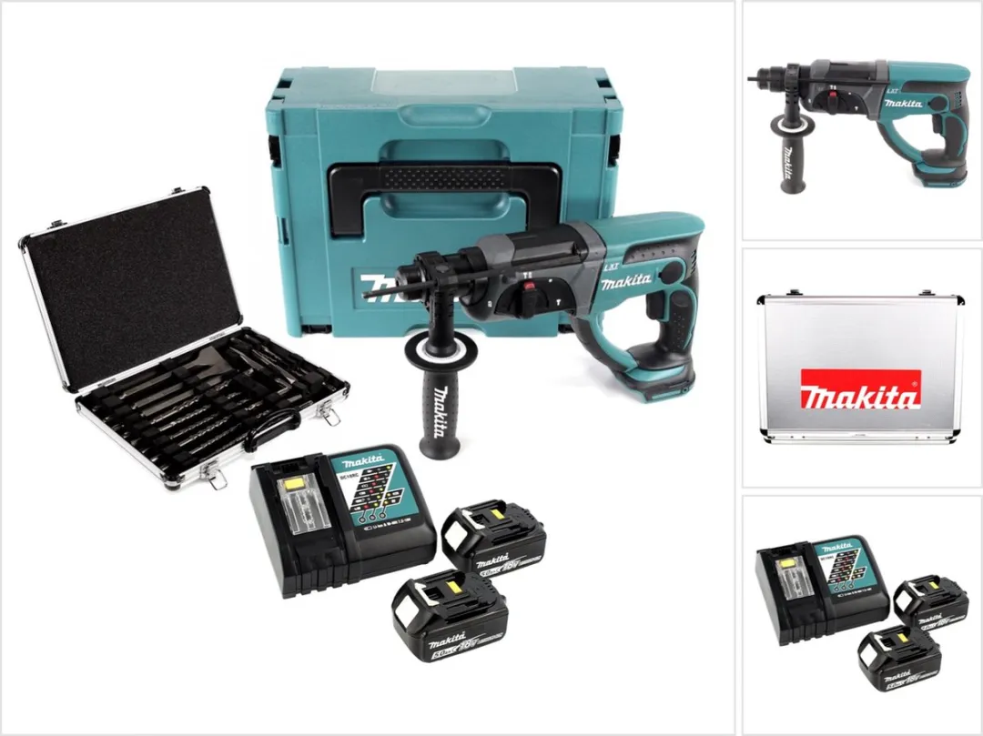 Makita DHR 202 RTJ 18V Combihamer SDS-Plus