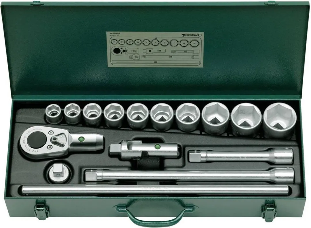 Stahlwille 55/10/6 96050104 Dopsleutelset