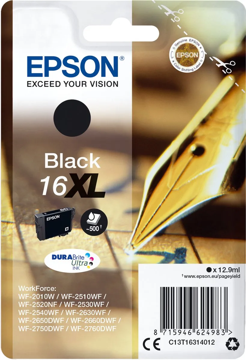 Epson 16XL Inktcartridge C13T16314010