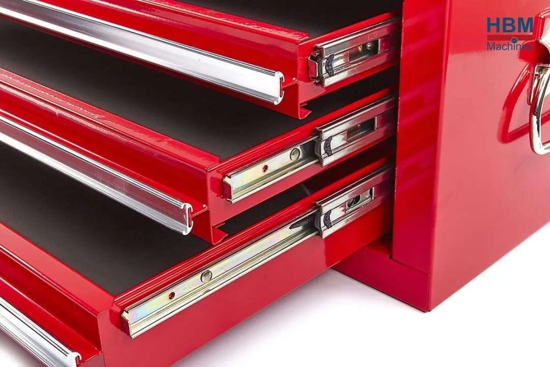 HBM Machines Gereedschap Opzetkast 6391 - Rood