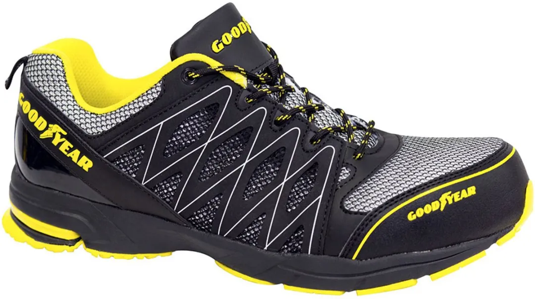 Goodyear S1P SRA Veiligheidsschoenen - Zwart - Maat 45