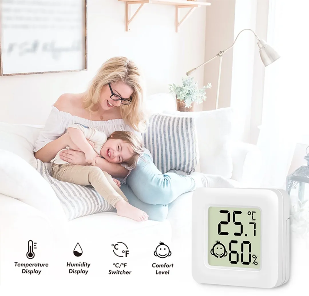 Logilink Reisthermohygrometer - 3 Stuks - Wit