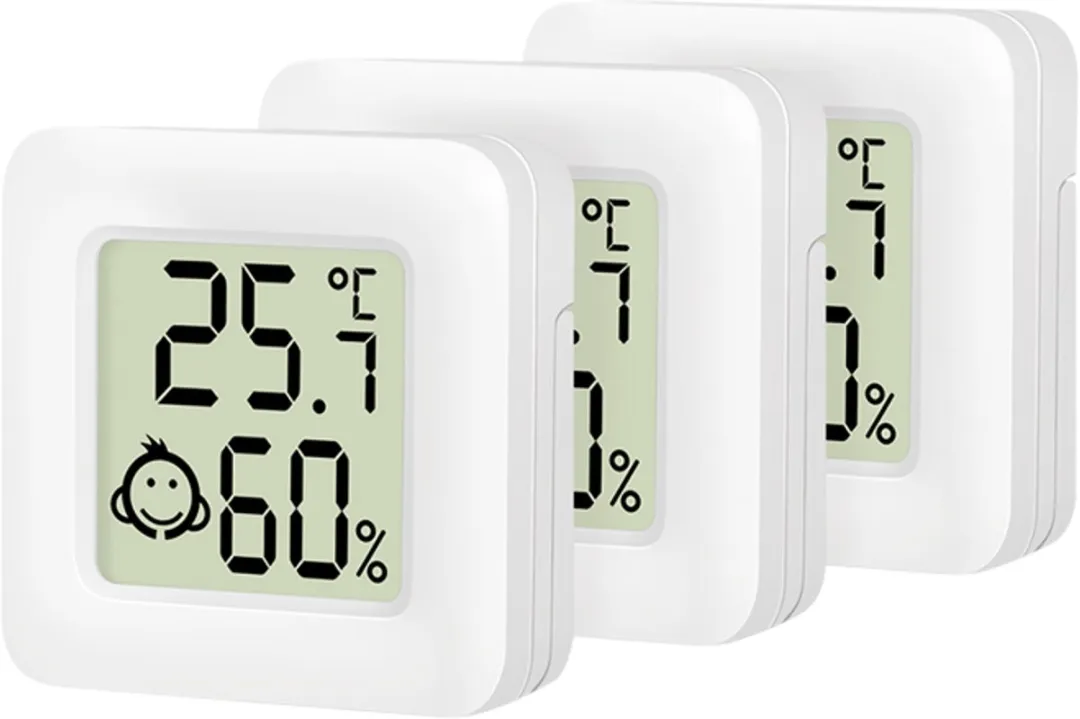 Logilink Reisthermohygrometer - 3 Stuks - Wit