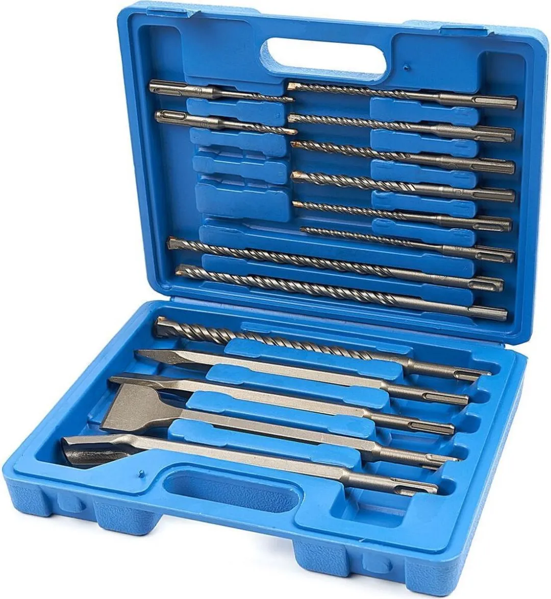 HBM SDS-Plus Betonboor & Beitelset 15-delig