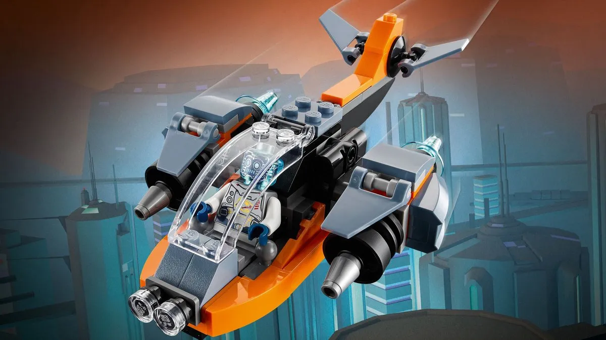 LEGO Creator Cyber Drone 31111 - 564 Stukken - afbeelding 6 van 6