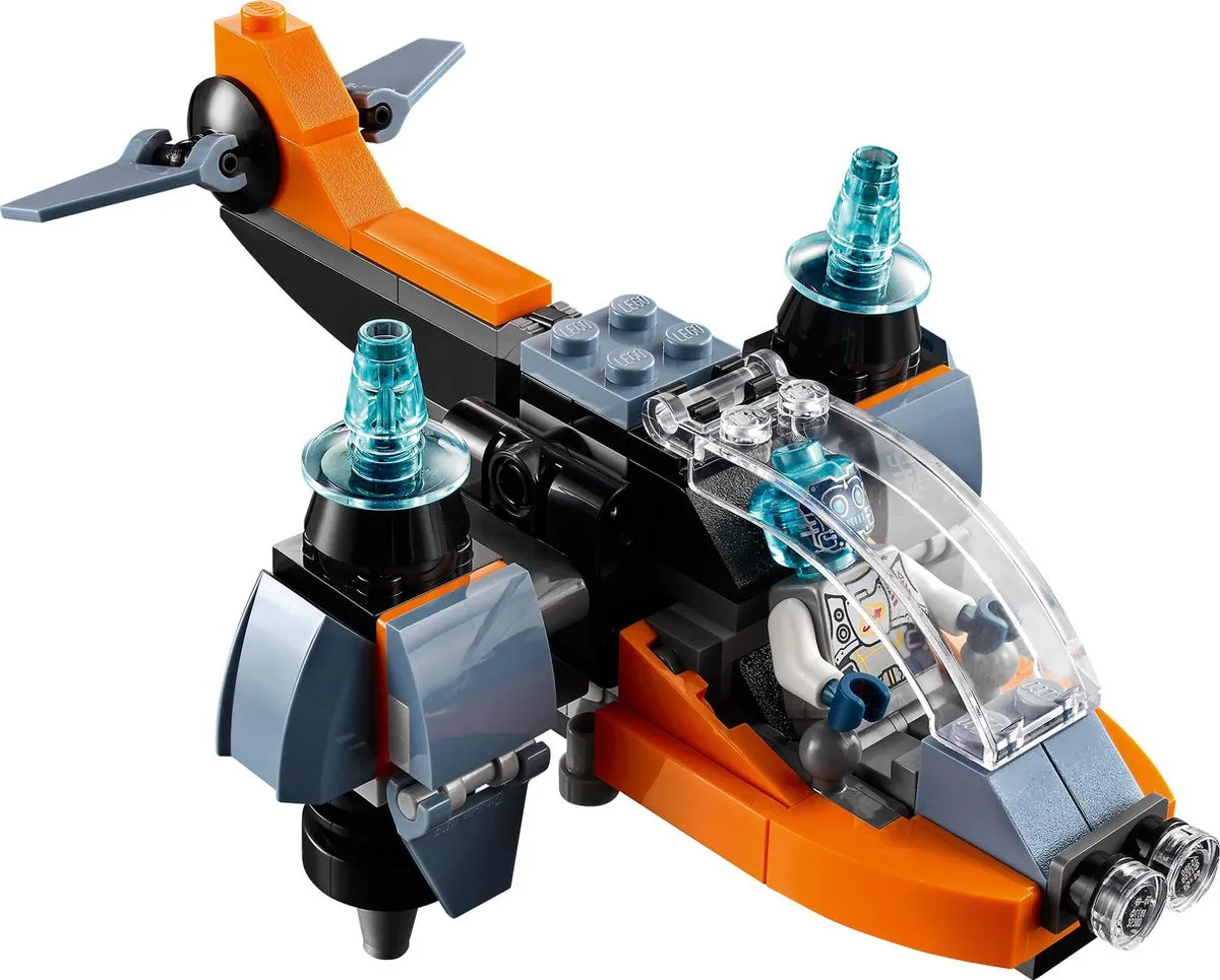 LEGO Creator Cyber Drone 31111 - 564 Stukken - afbeelding 4 van 6