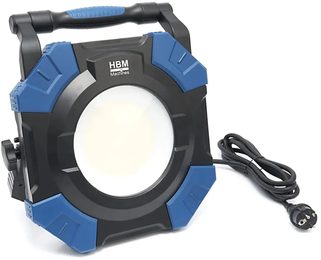 HBM Machines LED Bouwlamp 100W 8800 Lumen - Zwart - afbeelding 6 van 6