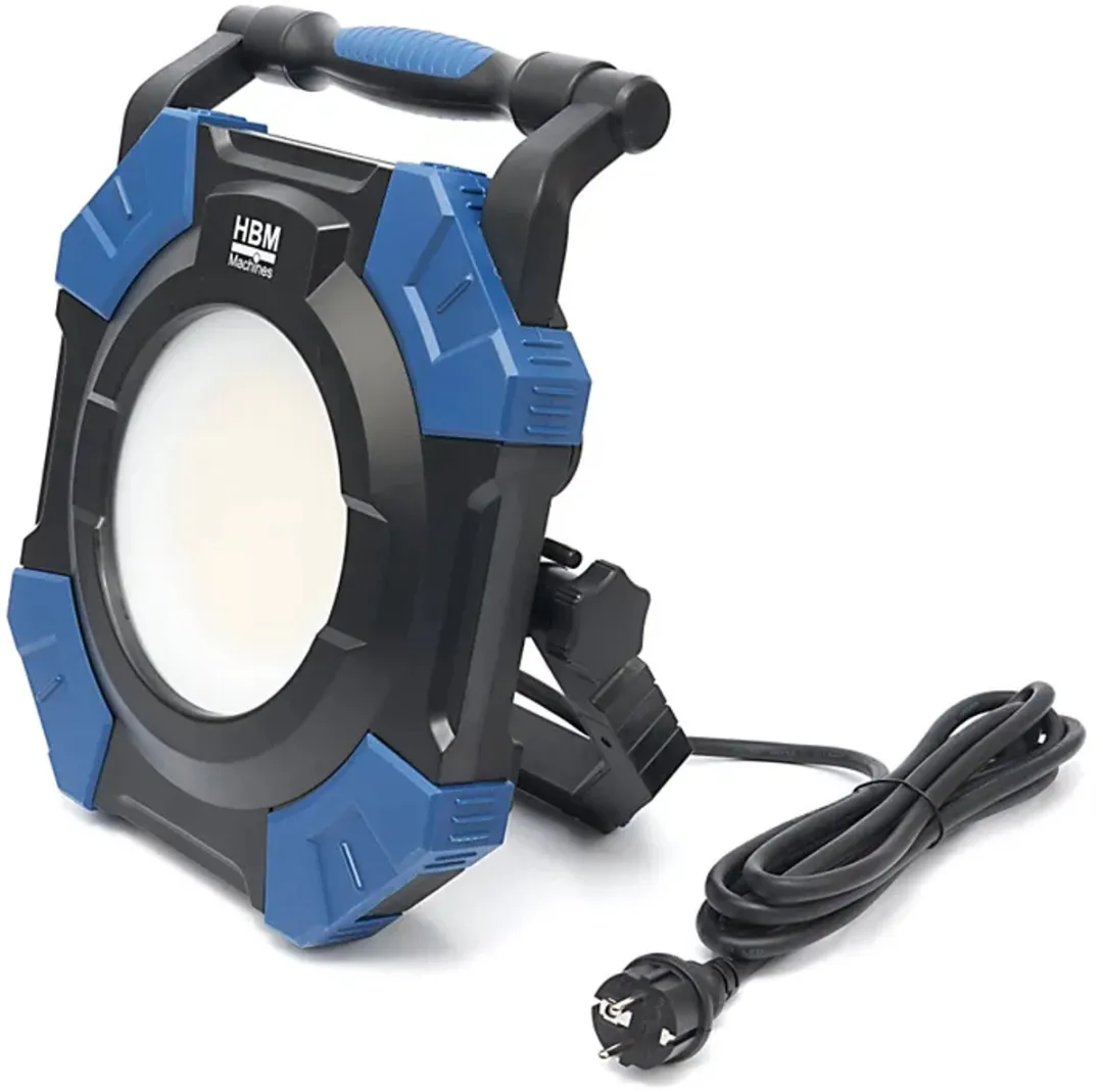HBM Machines LED Bouwlamp 100W 8800 Lumen - Zwart