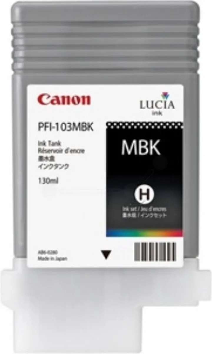 Canon PFI-103MBK Inktcartridge Mat Zwart