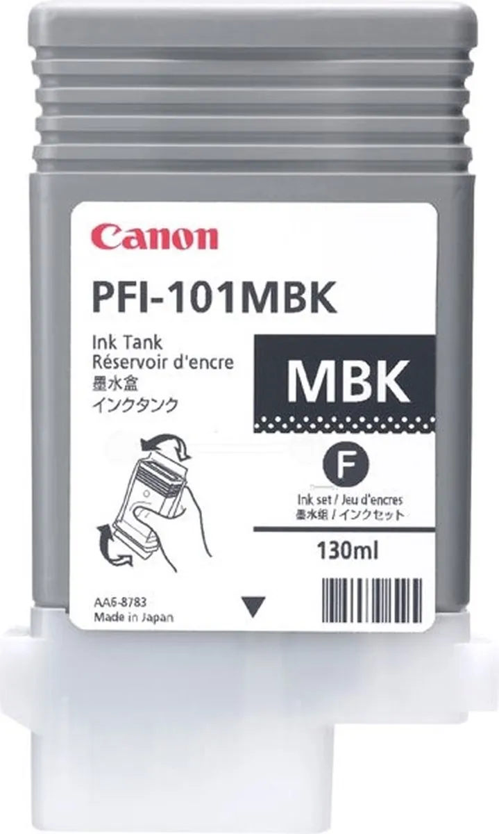 Canon PFI-103MBK Inktcartridge Mat Zwart