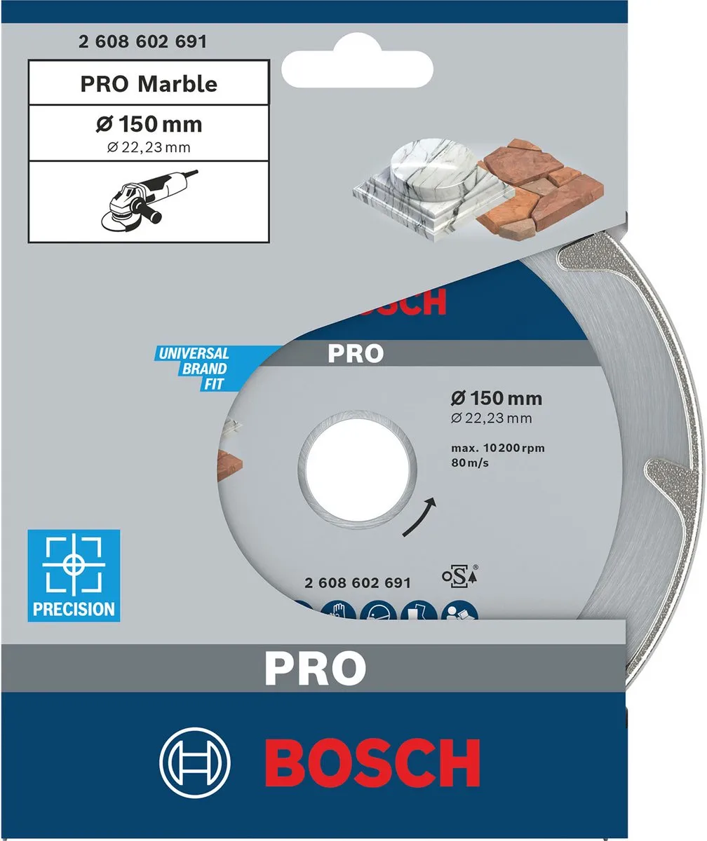 Bosch Professional Diamantschijf Best Marble 150/22,23