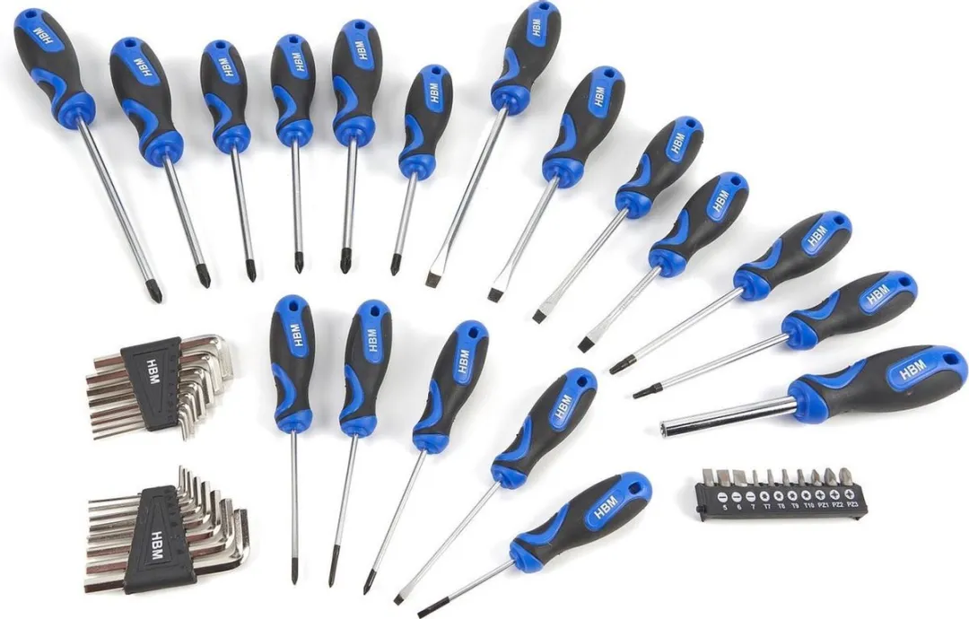 HBM Profi 44-delig Soft Grip Schroevendraaierset - 44 Stuks