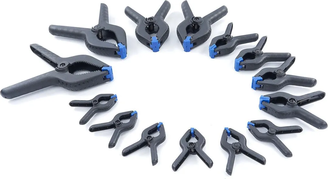 HBM Marktklemmen Set 75-225mm - 14 Stuks