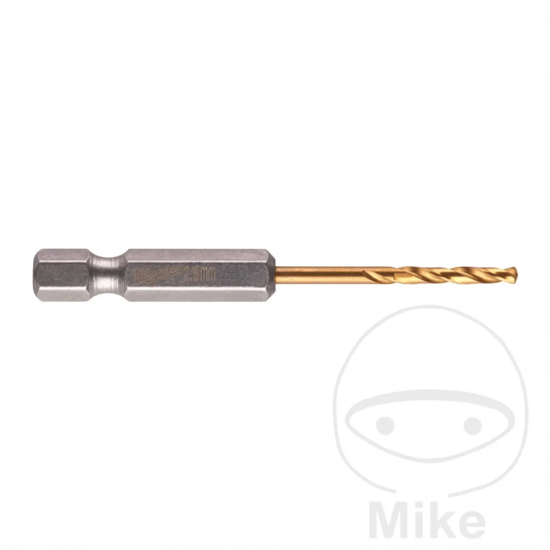 Milwaukee Metaalboor Shockwave HSS-G TiN 2,5mm