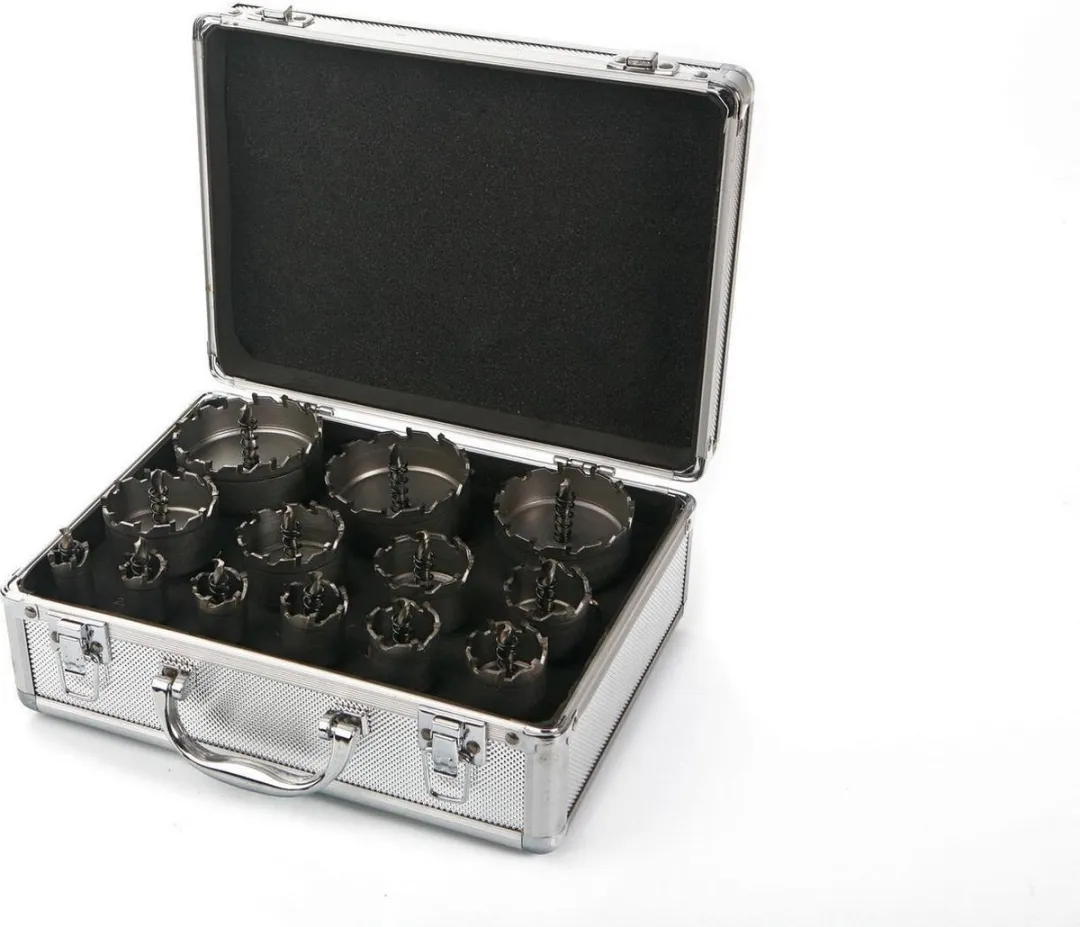 HBM 13-delige HM Gatzagenset Ø75mm