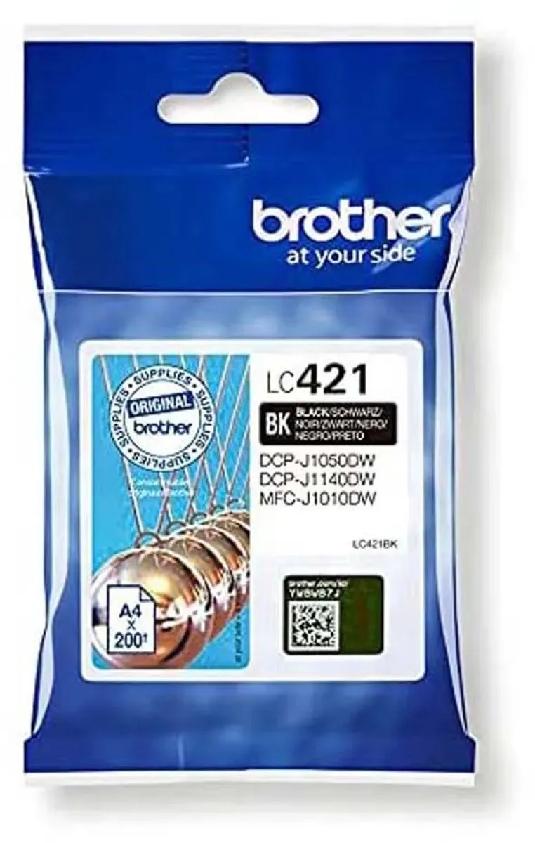 Brother LC-421BK Cartridge - Zwart
