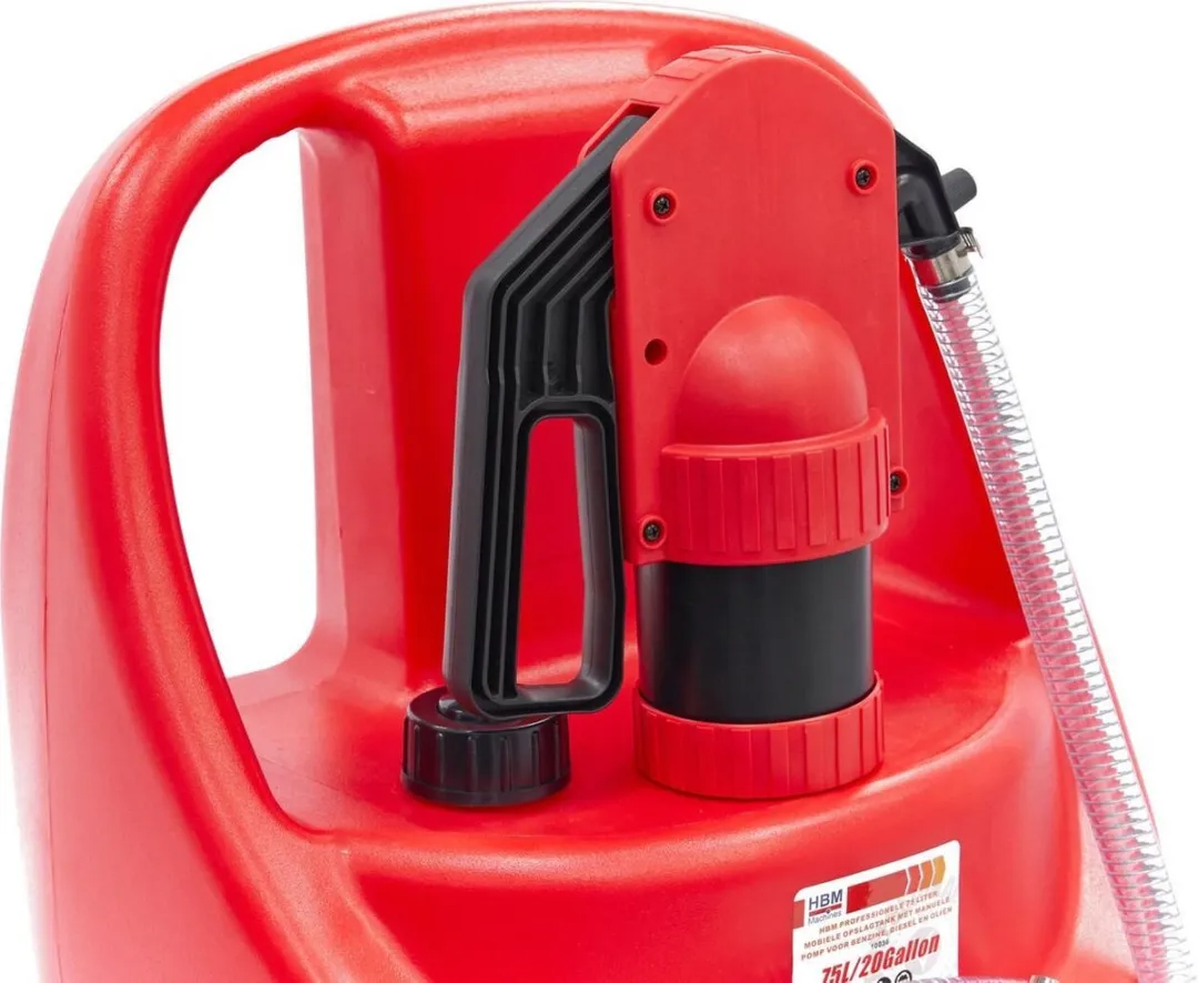 HBM machines 75L Mobiele Opslagtank - Benzine/Diesel/Oliën