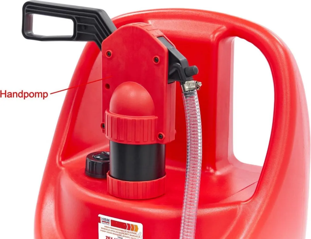 HBM machines 75L Mobiele Opslagtank - Benzine/Diesel/Oliën