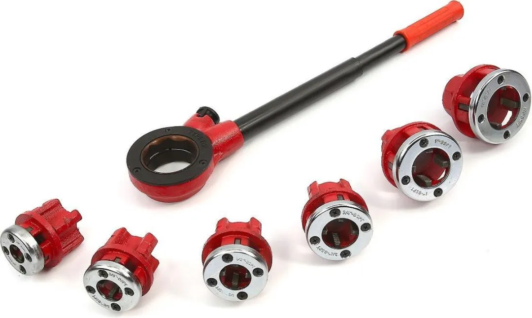 HBM Machines Pijpdraad Snijder Set 6.3-31mm - 8-delig - Rood