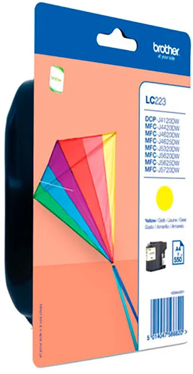 Brother LC-223YBP Inktcartridge - Geel