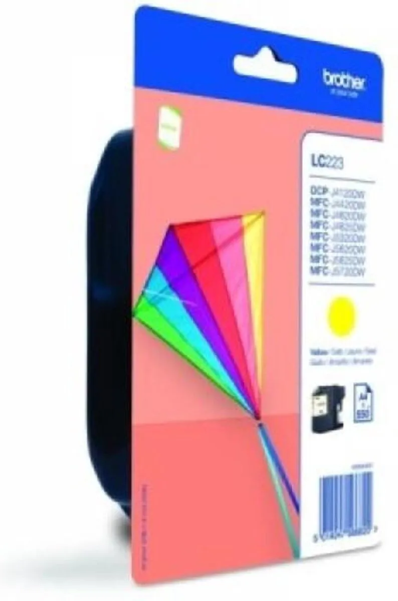 Brother LC-223YBP Inktcartridge - Geel