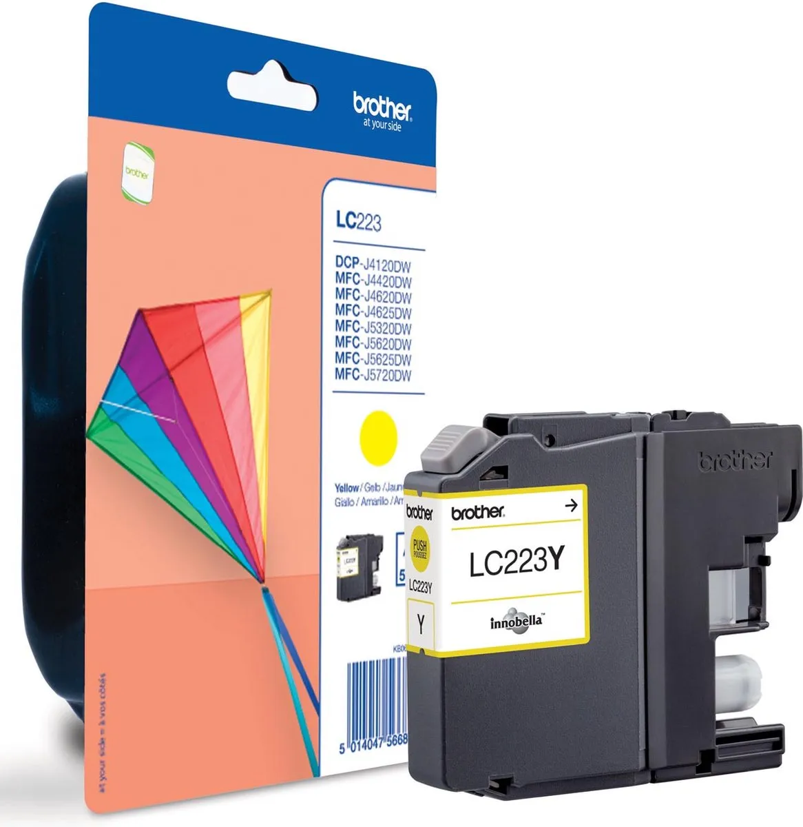 Brother LC-223YBP Inktcartridge - Geel