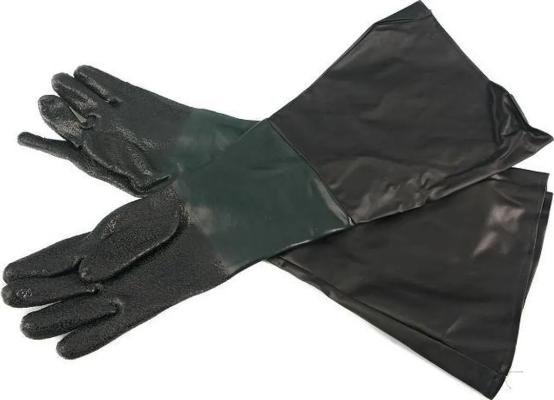 HBM Machines Universele Hanschoenen Straalcabine 50cm