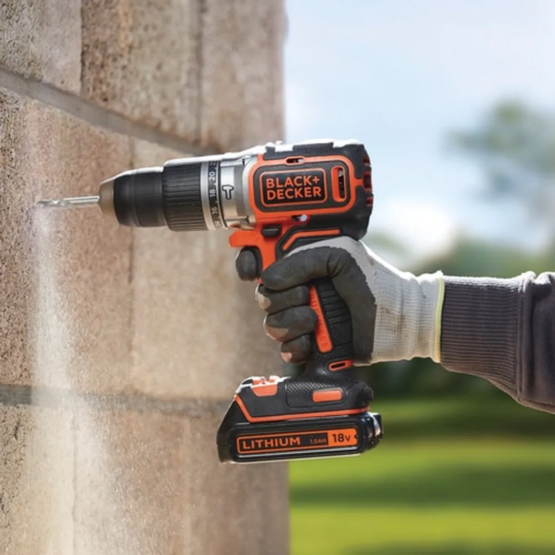 BLACK+DECKER BL188N-XJ Schroefklopboormachine 18V - 2 Snelheden