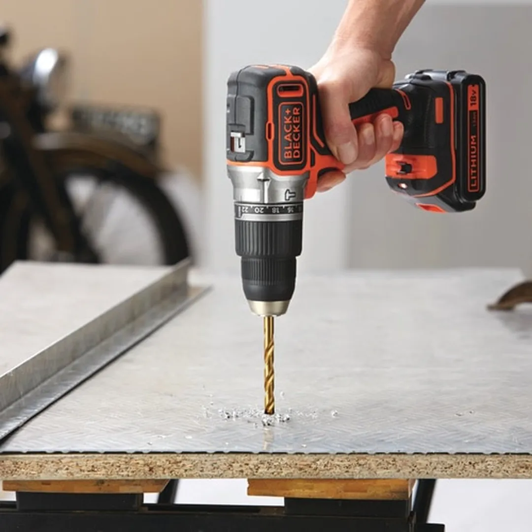 BLACK+DECKER BL188N-XJ Schroefklopboormachine 18V - 2 Snelheden