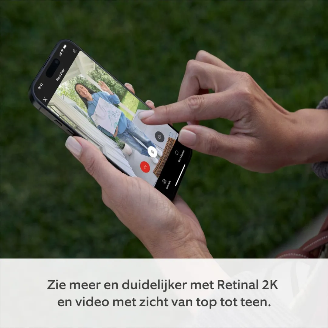 Ring Wired Video Doorbell Plus - Zilver