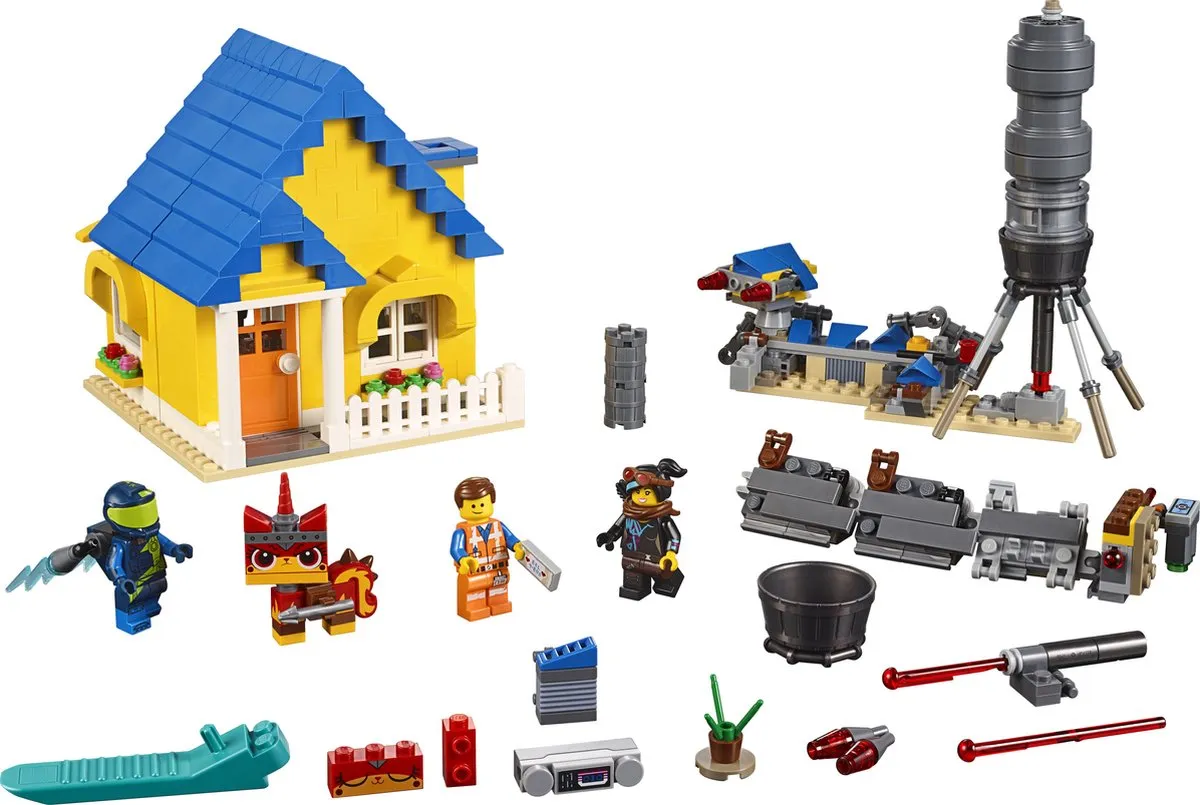 LEGO The Movie 2 Emmet Droomhuis/Reddingsraket 70831 - 706 Stukken - afbeelding 2 van 6