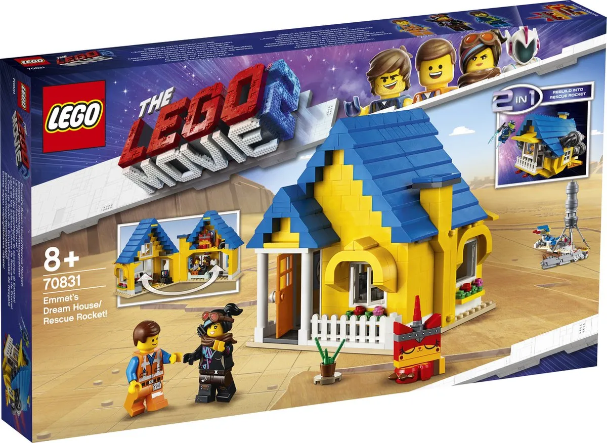 LEGO The Movie 2 Emmet Droomhuis/Reddingsraket 70831