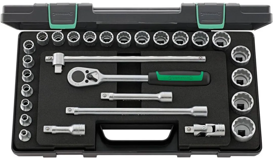 Stahlwille Dopsleutelset 28-delig 1/2"