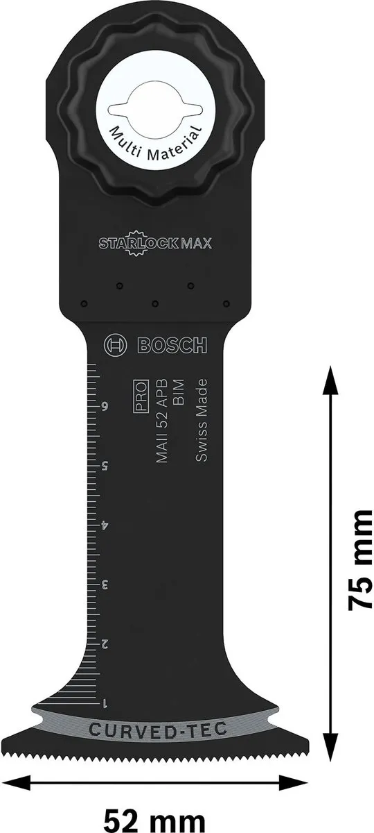 Bosch Professional MAII 52 APB Multifunctioneel Zaagblad Starlock Max