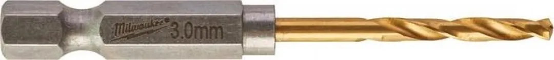 Milwaukee Metaalboor Shockwave HSS-G TiN 3mm - 2 Stuks