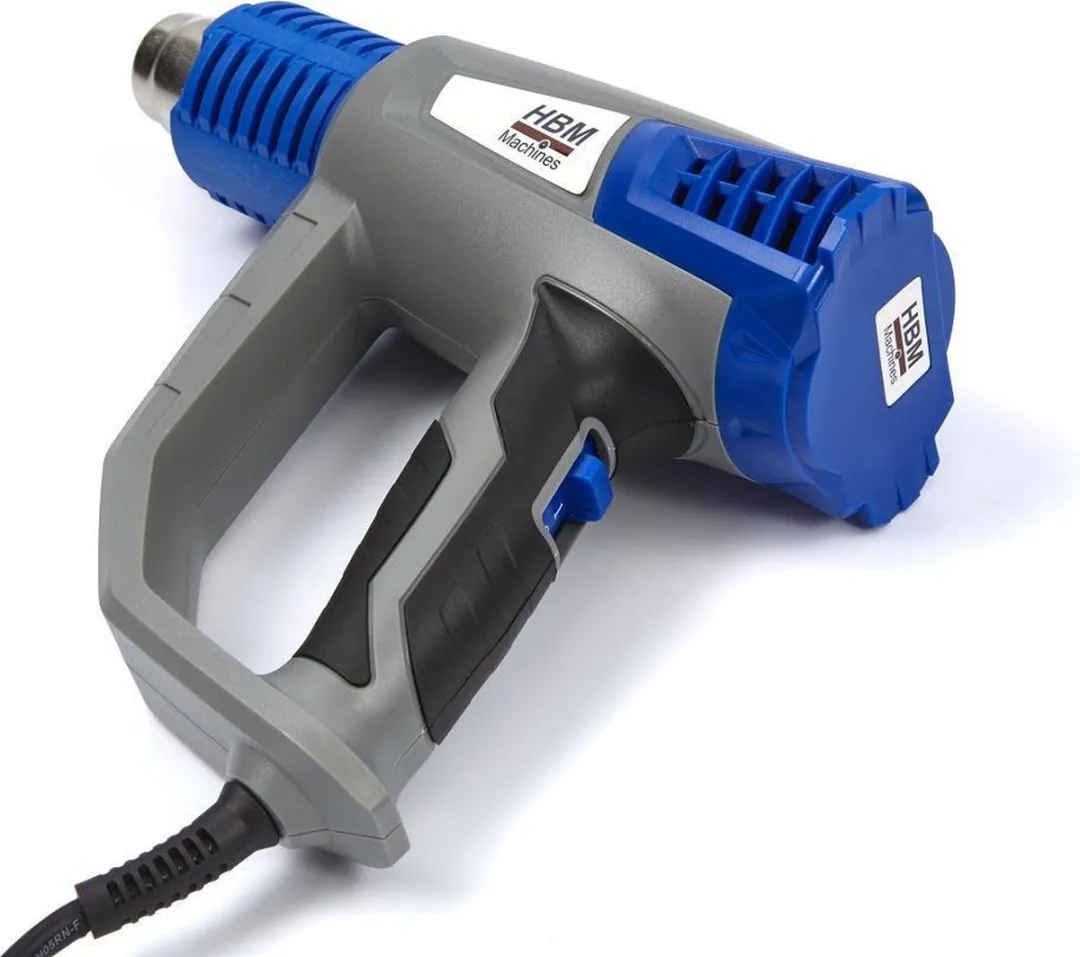 HBM Machines Heteluchtpistool Deluxe 2000W - 6 Accessoires