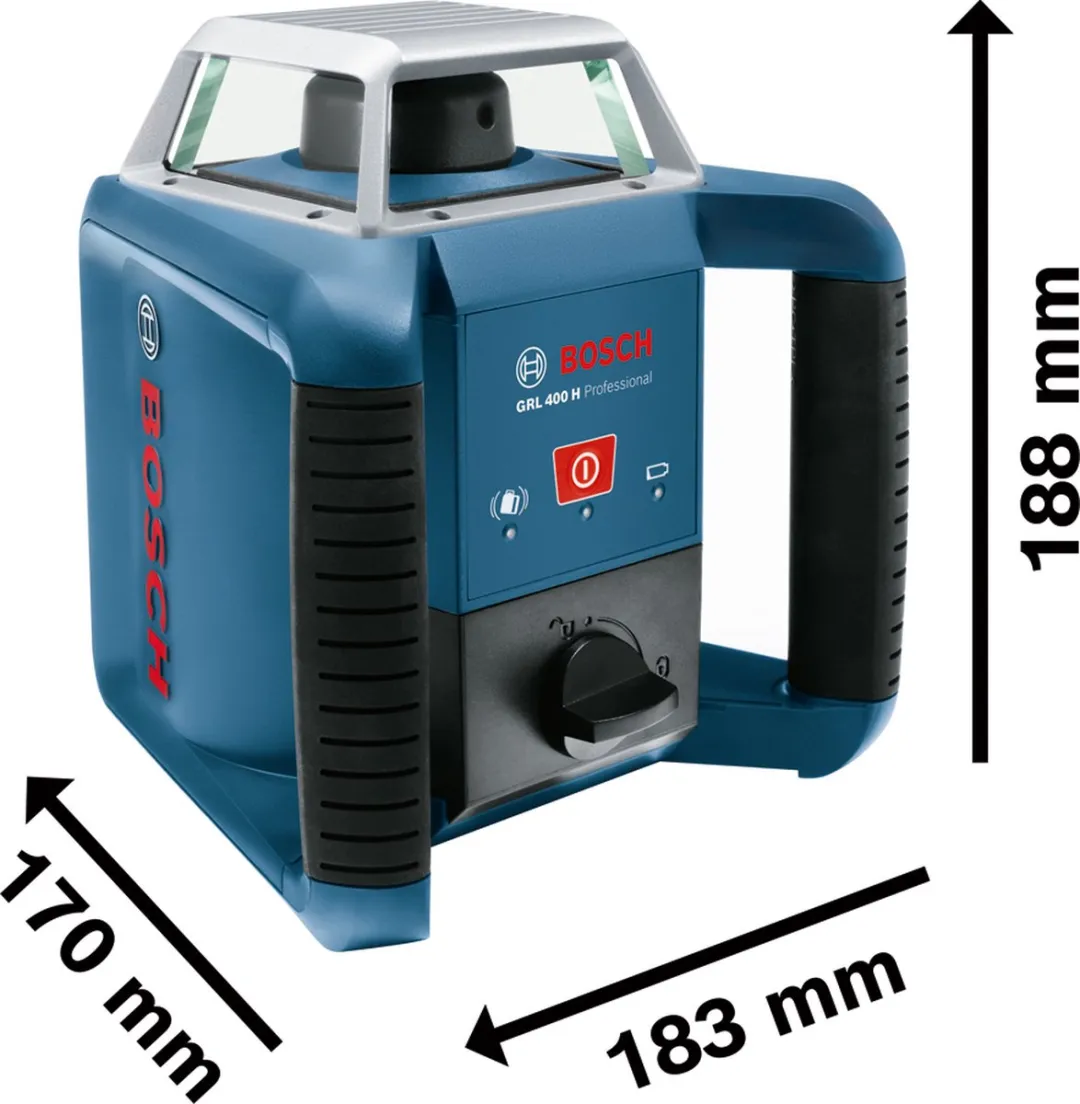 Bosch Professional GRL 400 H Rotatielaser - met Statief & Ontvanger