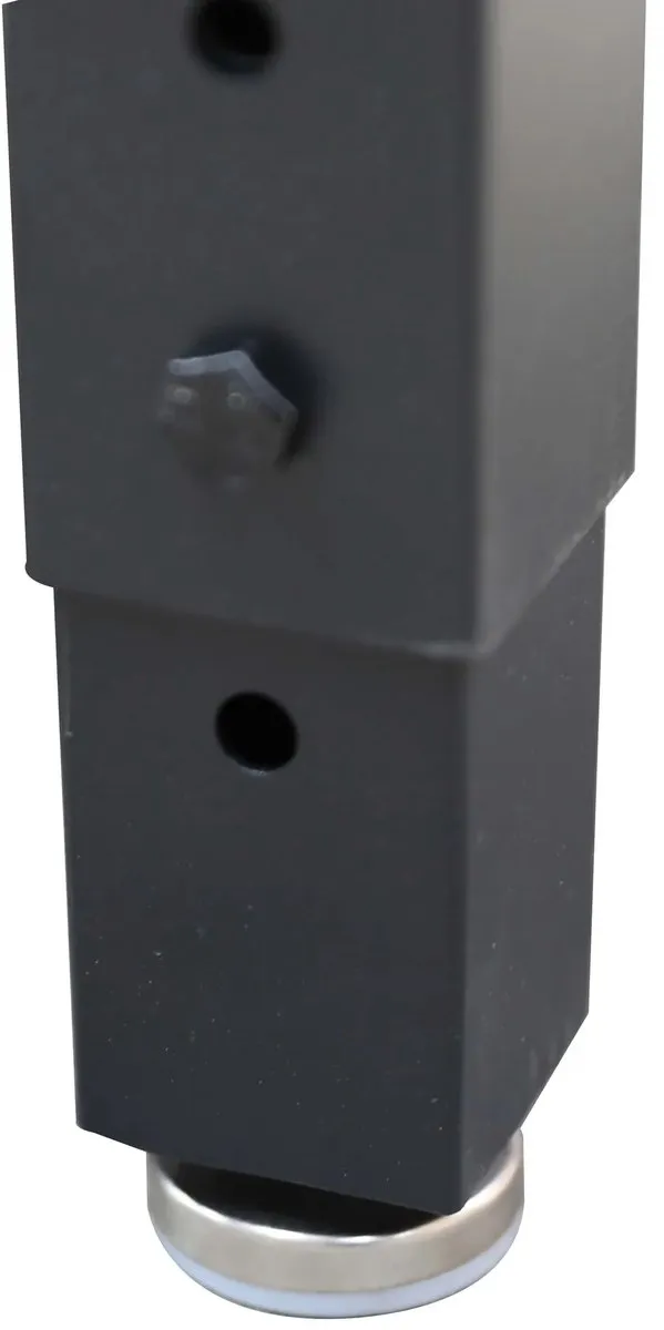 HBM Werkbank RVS 152cm - Zwart