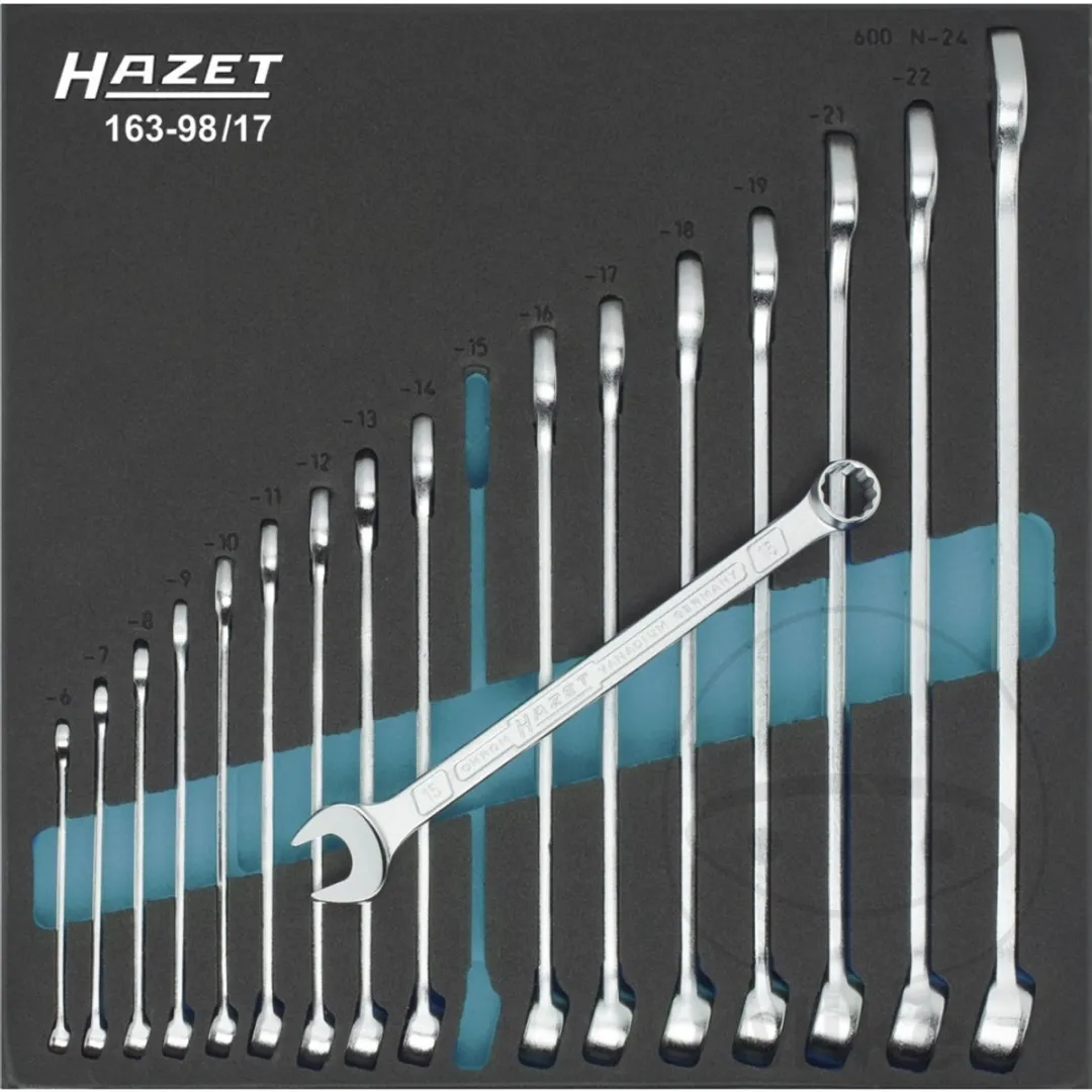 Hazet Gereedschapsmodule 163-98/17 17-delig Ringsteeksleutelset