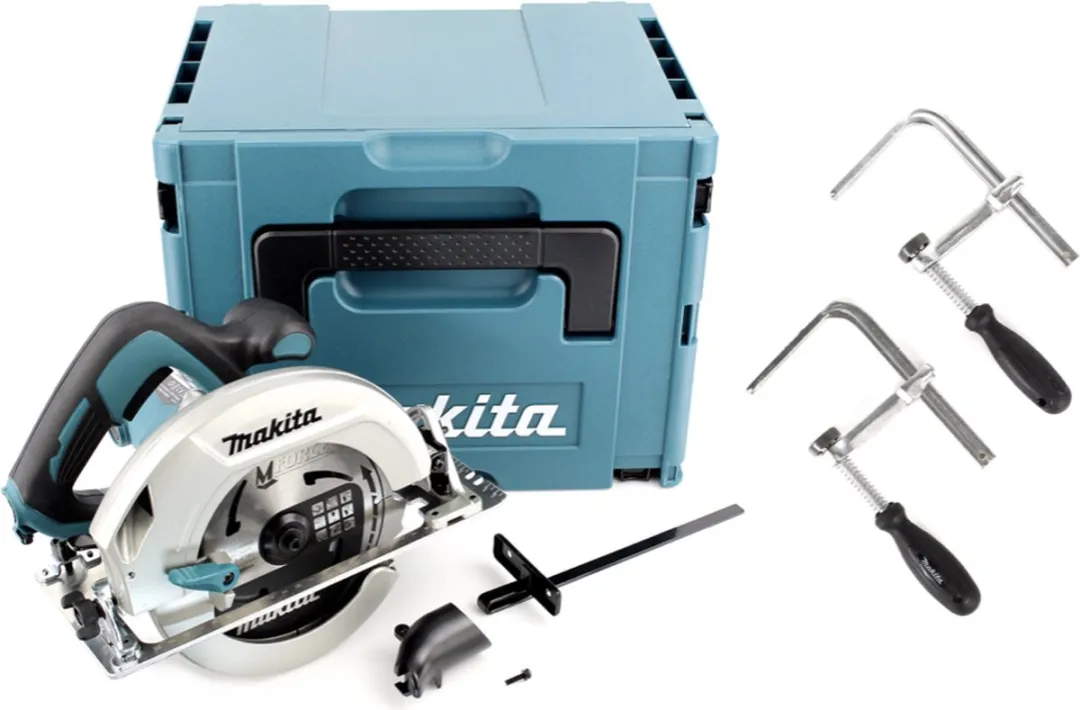 Makita HS 7601 J Handcirkelzaag 190mm 1200W - met zaagblad & accessoires