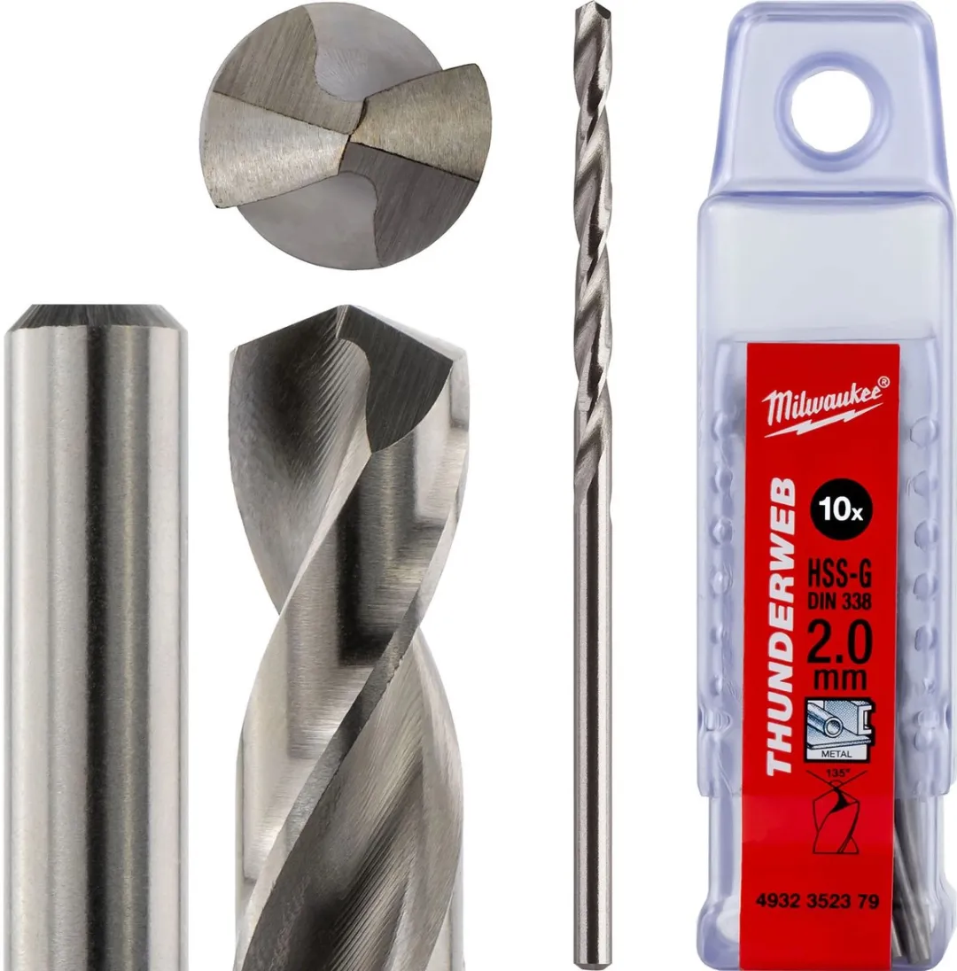 Milwaukee THUNDERWEB Metaalboren DIN 338 2mm