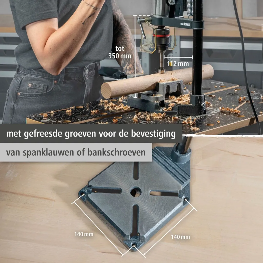 Wolfcraft Solid 5028000 Boorstandaard