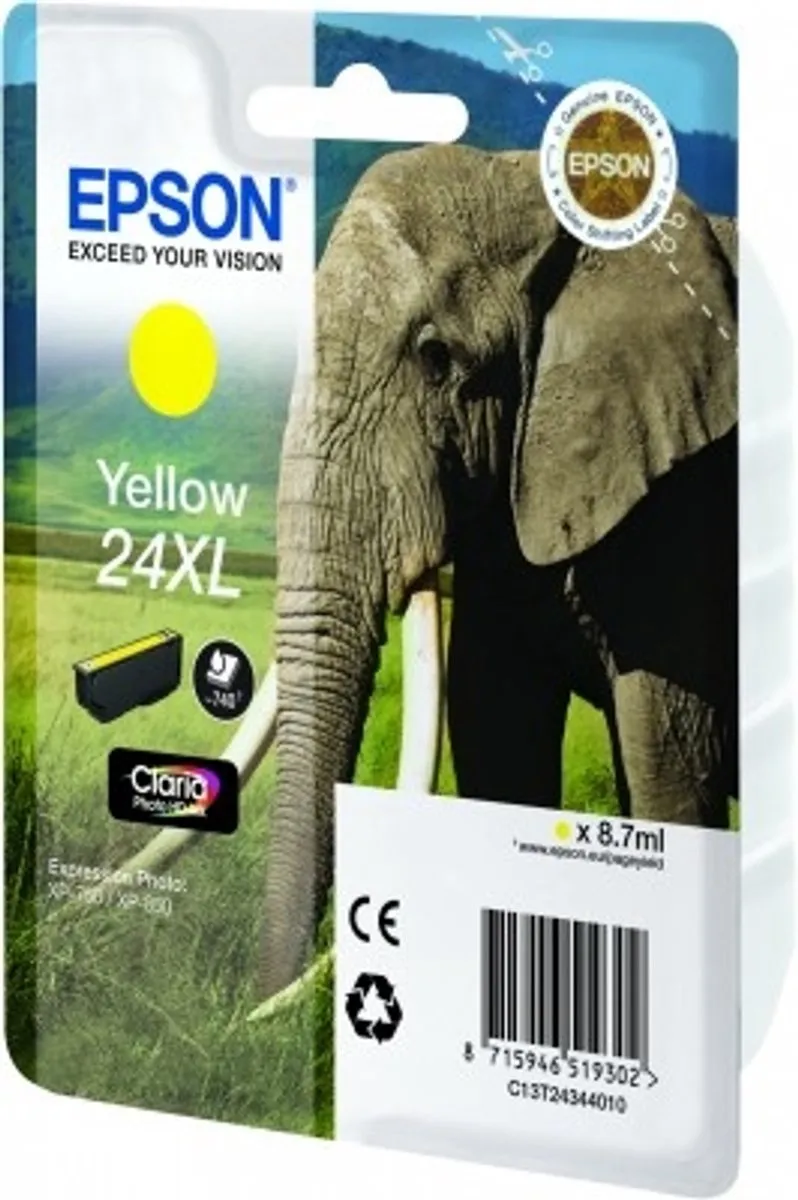 Epson 24XL Geel Inktcartridge C13T24344020