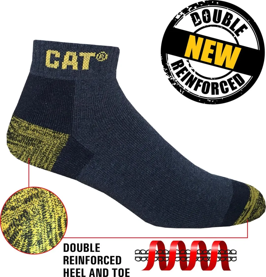 Caterpillar Sneaker Werksokken 39-42 - 3 Paar - Grijs